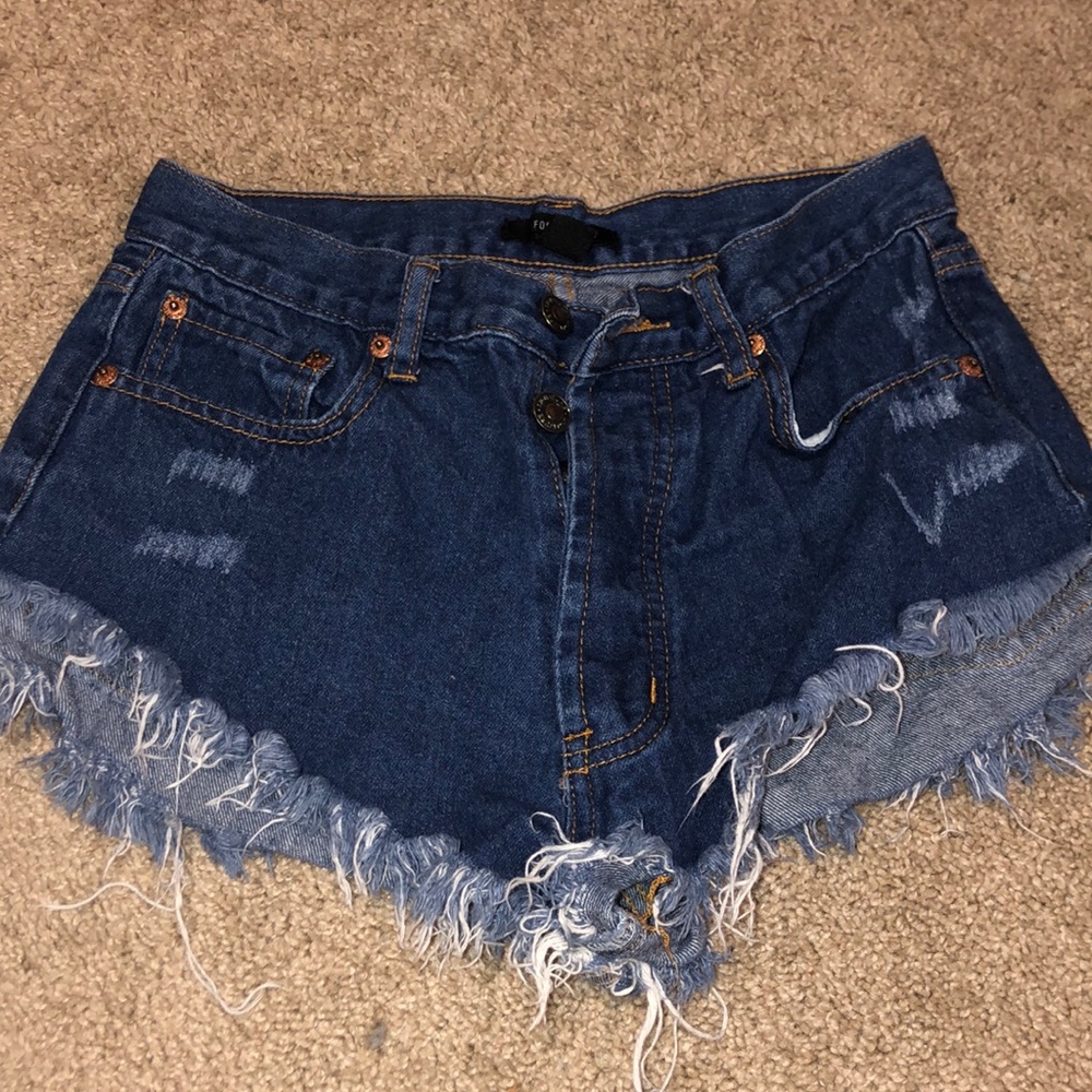 cutoff jean shorts